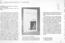 El adolescente y usted El adolescente y usted