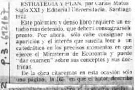 Estrategia y plan. Estrategia y plan.