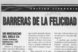 Barreras de la felicidad Barreras de la felicidad