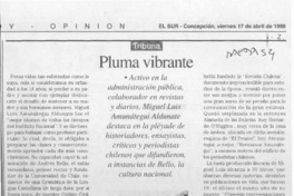Pluma vibrante Pluma vibrante