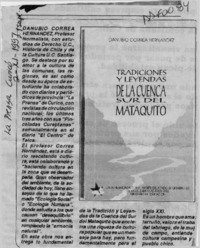 Tradiciones y leyendas de la cuenca sur del Mataquito