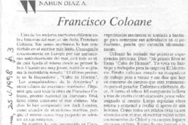Francisco Coloane Francisco Coloane
