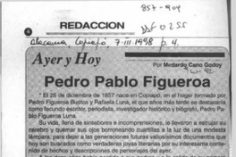 Pedro Pablo Figueroa  [artículo] Medardo Cano Godoy.