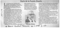 Darío de la Fuente Duarte  [artículo] Claudio Núñez.