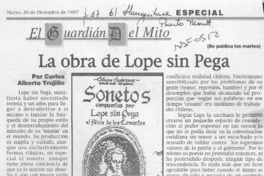 La obra de Lope sin Pega La obra de Lope sin Pega
