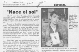 "Nace el sol"  [artículo].