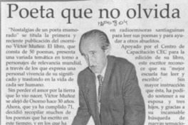 Poeta que no olvida  [artículo].