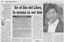En el Día del Libro, la excusa es ver tele
