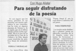 Para seguir disfrutando de la poesía  [artículo].