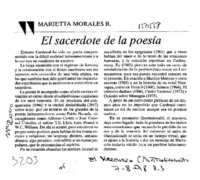 El sacerdote de la poesía El sacerdote de la poesía