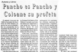 Pancho es Pancho y Coloane su profeta Pancho es Pancho y Coloane su profeta
