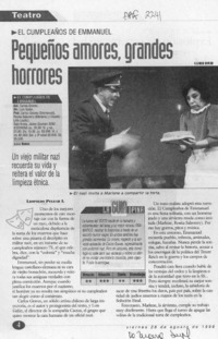 Pequeños amores, grandes horrores  [artículo] Leopoldo Pulgar I.