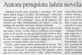 Autora penquista lanza novela "El columpio" Autora penquista lanza novela "El columpio"