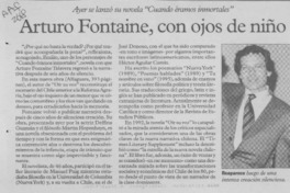 Arturo Fontaine, con ojos de niño  [artículo].