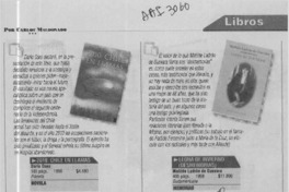 Libros  [artículo] Carlos Maldonado.