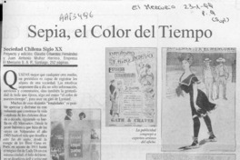 Sepia, el color del tiempo  [artículo].