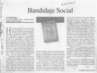 Bandidaje social  [artículo] Cristián Garay Vera.