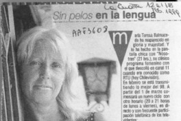 El retorno de un clásico de lo femenino  [artículo] José Luis Córdova.