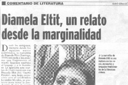 Diamela Eltit, un relato desde la marginalidad Diamela Eltit, un relato desde la marginalidad