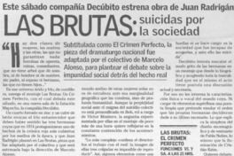 Las brutas  [artículo] Carmen Gloria Muñoz.