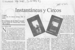 Instantáneas y circos  [artículo] Jessica Atal.