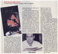 Vivir no es nada nuevo Vivir no es nada nuevo