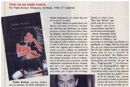 Vivir no es nada nuevo Vivir no es nada nuevo