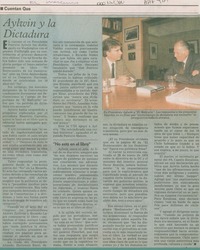 Aylwin y la dictadura Aylwin y la dictadura