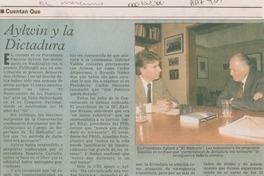 Aylwin y la dictadura Aylwin y la dictadura