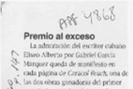Premio al exceso Premio al exceso