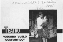 "Oscuro vuelo compartido"  [artículo].