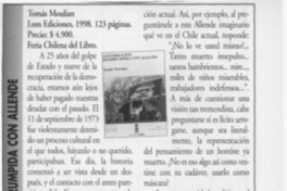 Conversación interrumpida con Allende  [artículo] Helmut Steil.