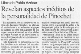 Revelan aspectos inéditos de la personalidad de Pinochet Revelan aspectos inéditos de la personalidad de Pinochet
