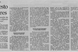 Repudian arresto de dos editores Repudian arresto de dos editores