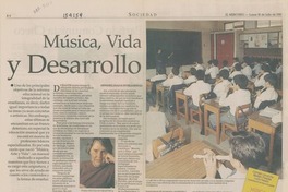 Música, vida y desarrollo Música, vida y desarrollo
