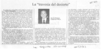 La "travesía del desierto" La "travesía del desierto"