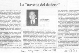 La "travesía del desierto" La "travesía del desierto"