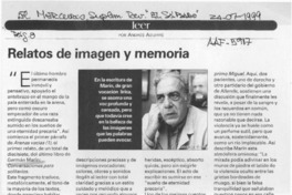 Relatos de imagen y memoria Relatos de imagen y memoria