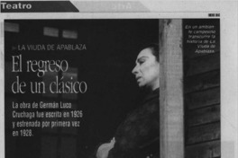El regreso de un clásico  [artículo] Leopoldo Pulgar I.