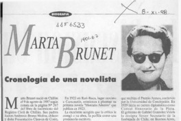 Marta Brunet  [artículo].