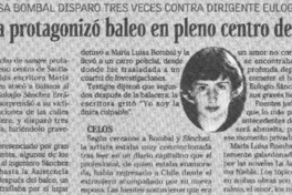 Escritora protagonizó baleo en pleno centro de Santiago