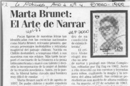 Marta Brunet, el arte de narrar Marta Brunet, el arte de narrar