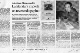 La literatura importa un reverendo pepino  [artículo] T. M.