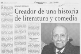 Creador de una historia de literatura y comedia