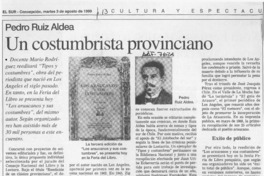 Un Costumbrista provinciano