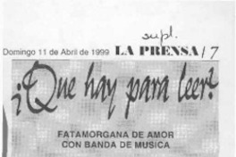 Fatamorgana de amor con banda de música  [artículo].