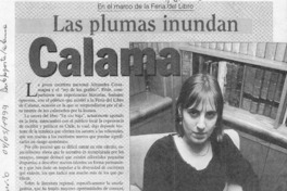 Las Plumas inundan Calama  [artículo].
