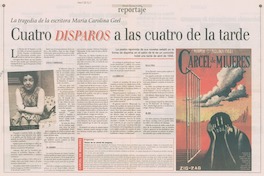 Cuatro disparos a las cuatro de la tarde