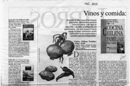 Vinos y comida, libros para el paladar  [artículo].