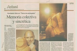 Memoria colectiva y sincrética Memoria colectiva y sincrética